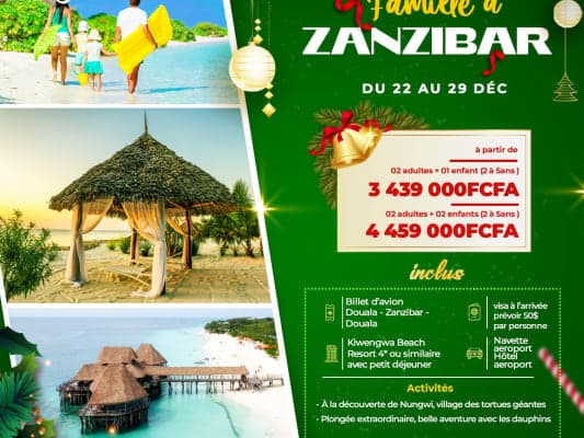 Noël en famille à Zanzibar : détente et aventure sur les plages de sable blanc