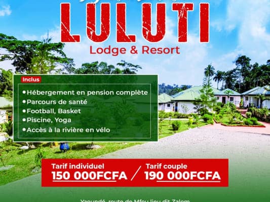 03 jours et 02 nuits à Luluti Lodge & Resort