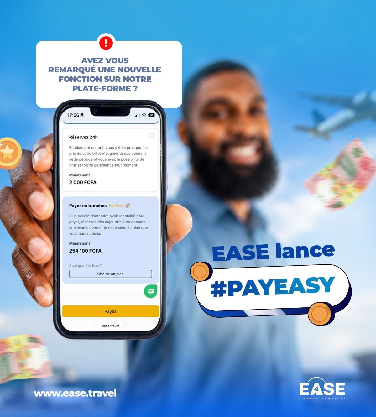PayEasy est arrivé : réservez votre billet maintenant, payez en 2 à 5 fois